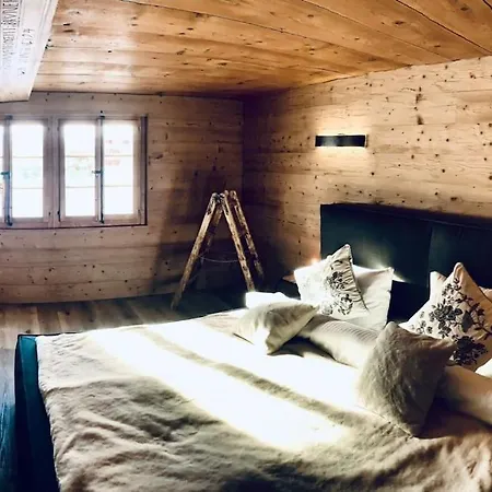 Chalet Mulet - Luxury & Cosy 3 Rooms Apartment In 300 Years Old Chalet Apartment Leukerbad